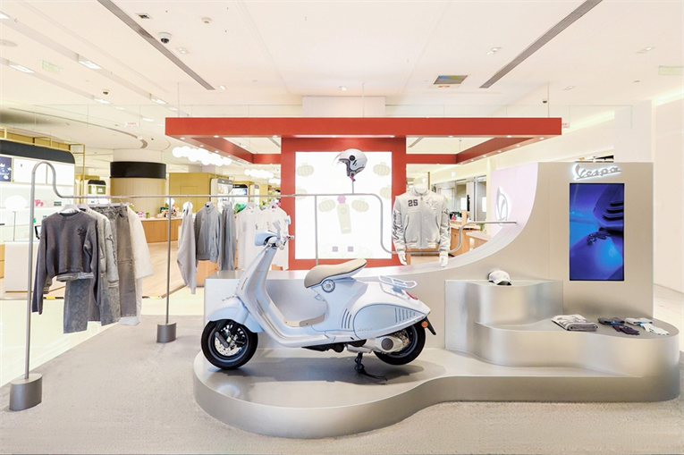Vespa「巳」意灵动快闪店北京开幕，探索自由生活与无限创意